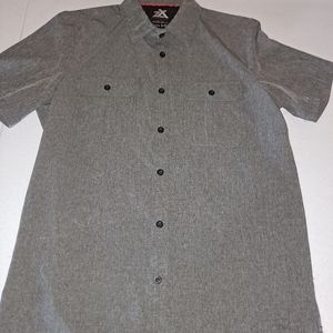 Zeroxposur travel series Heather slate shirt